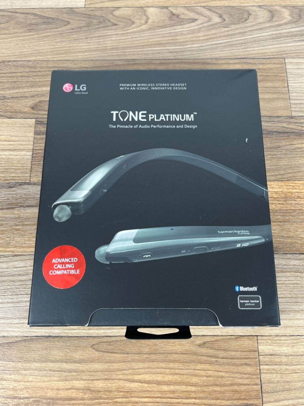 LG Tone Platinum HBS-1100 Harmon Kardon Wireless Bluetooth Stereo Headset OPEN B